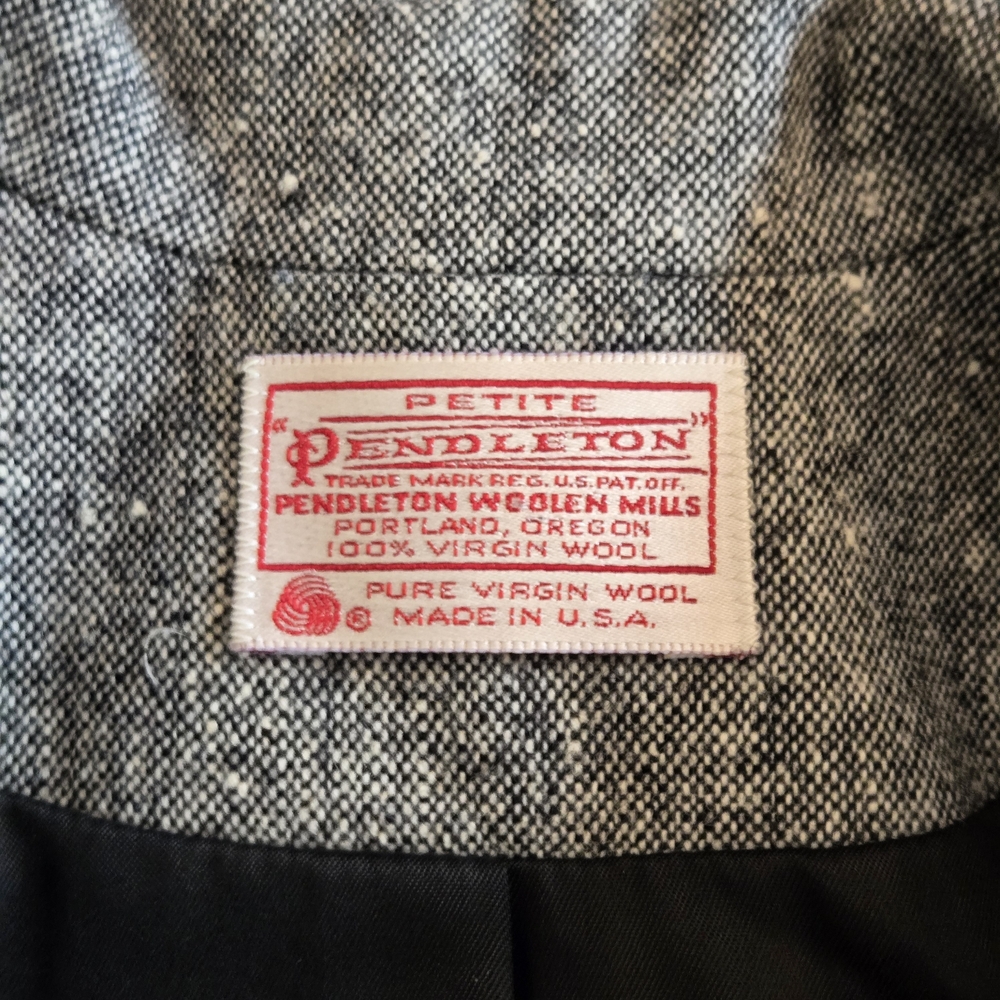 Pendleton Black and White Wool Jacket - image 2